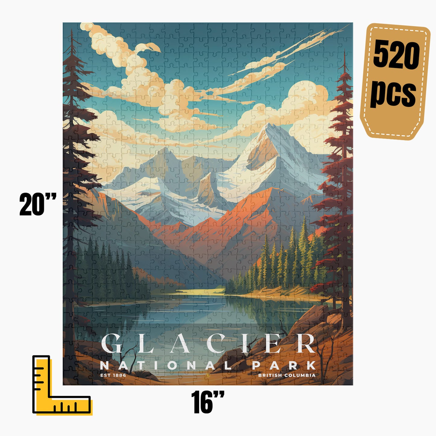 Canada Glacier National Park Puzzle | S07