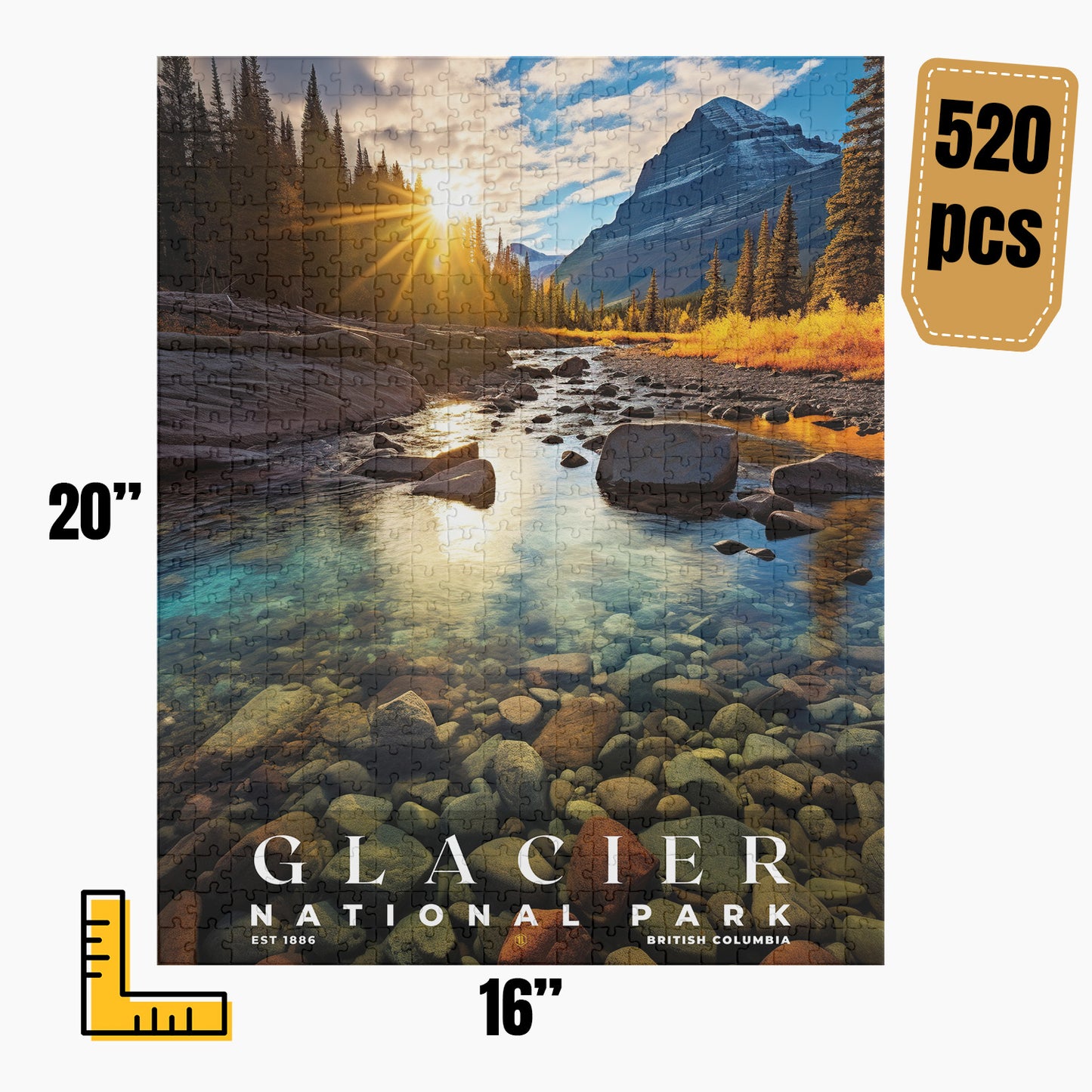 Canada Glacier National Park Puzzle | S10