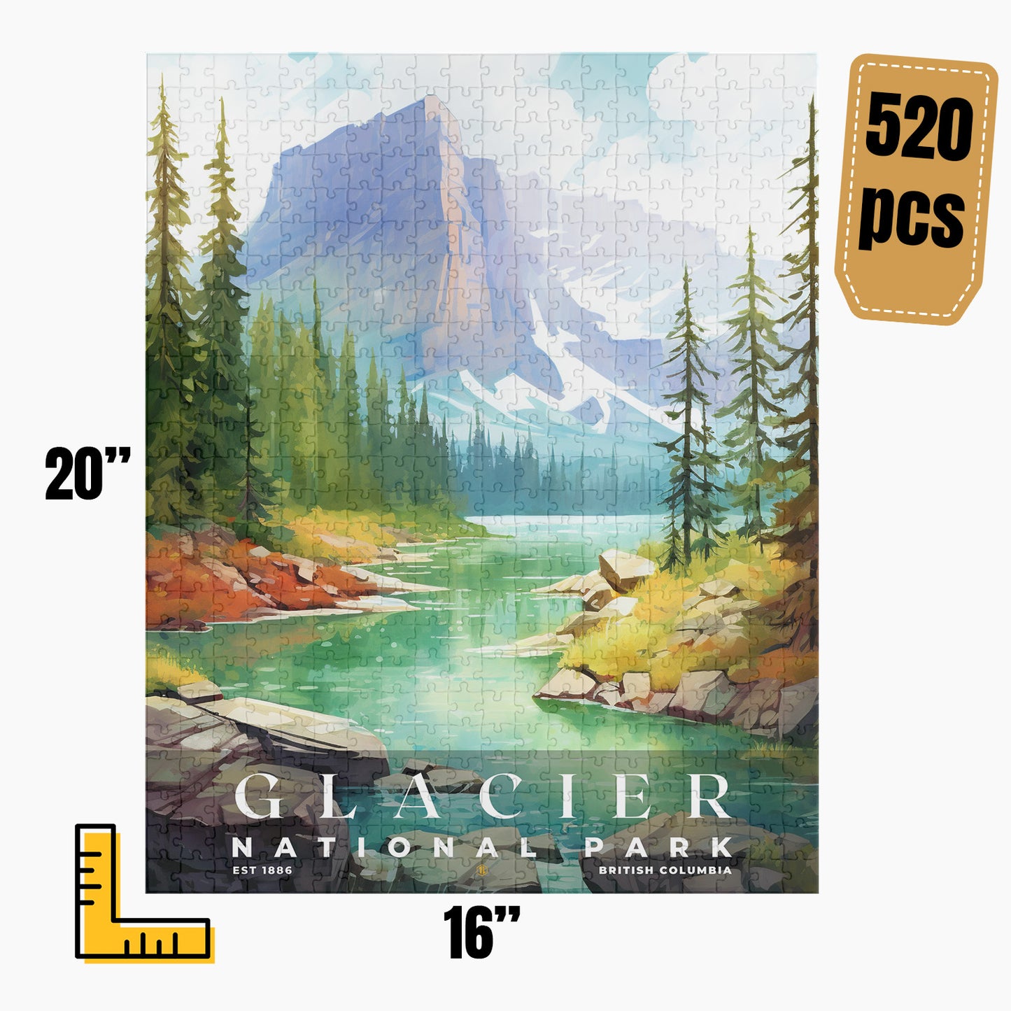 Canada Glacier National Park Puzzle | S08