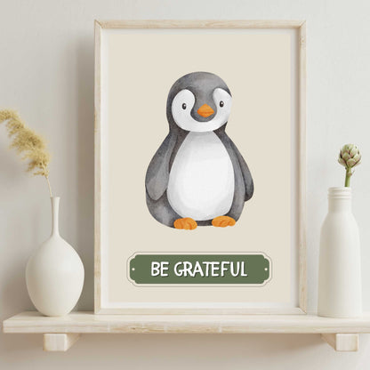 Be Grateful Penguin Poster | S01