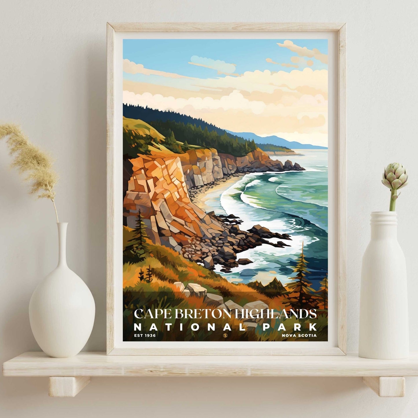 Cape Breton Highlands National Park Poster | S08