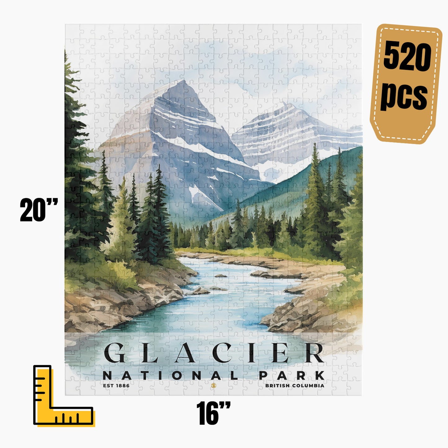 Canada Glacier National Park Puzzle | S04