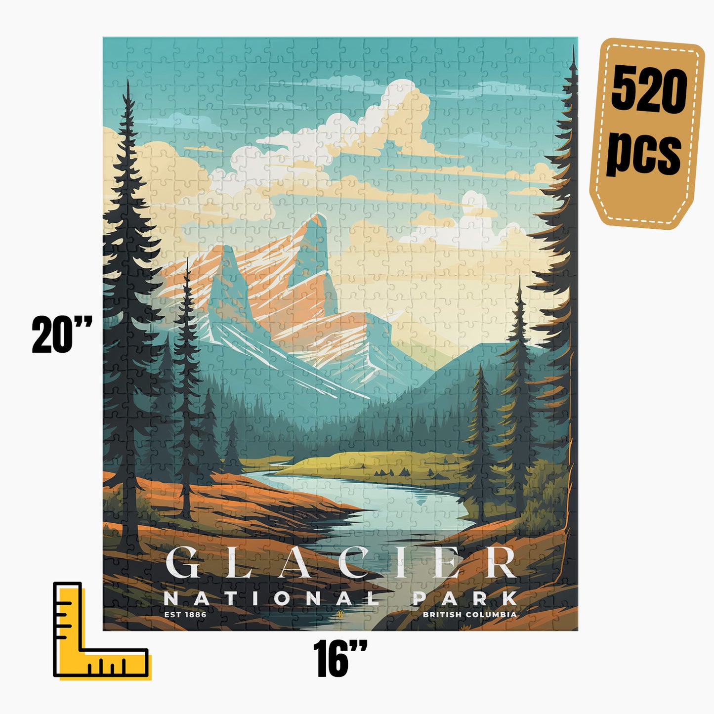 Canada Glacier National Park Puzzle | S05