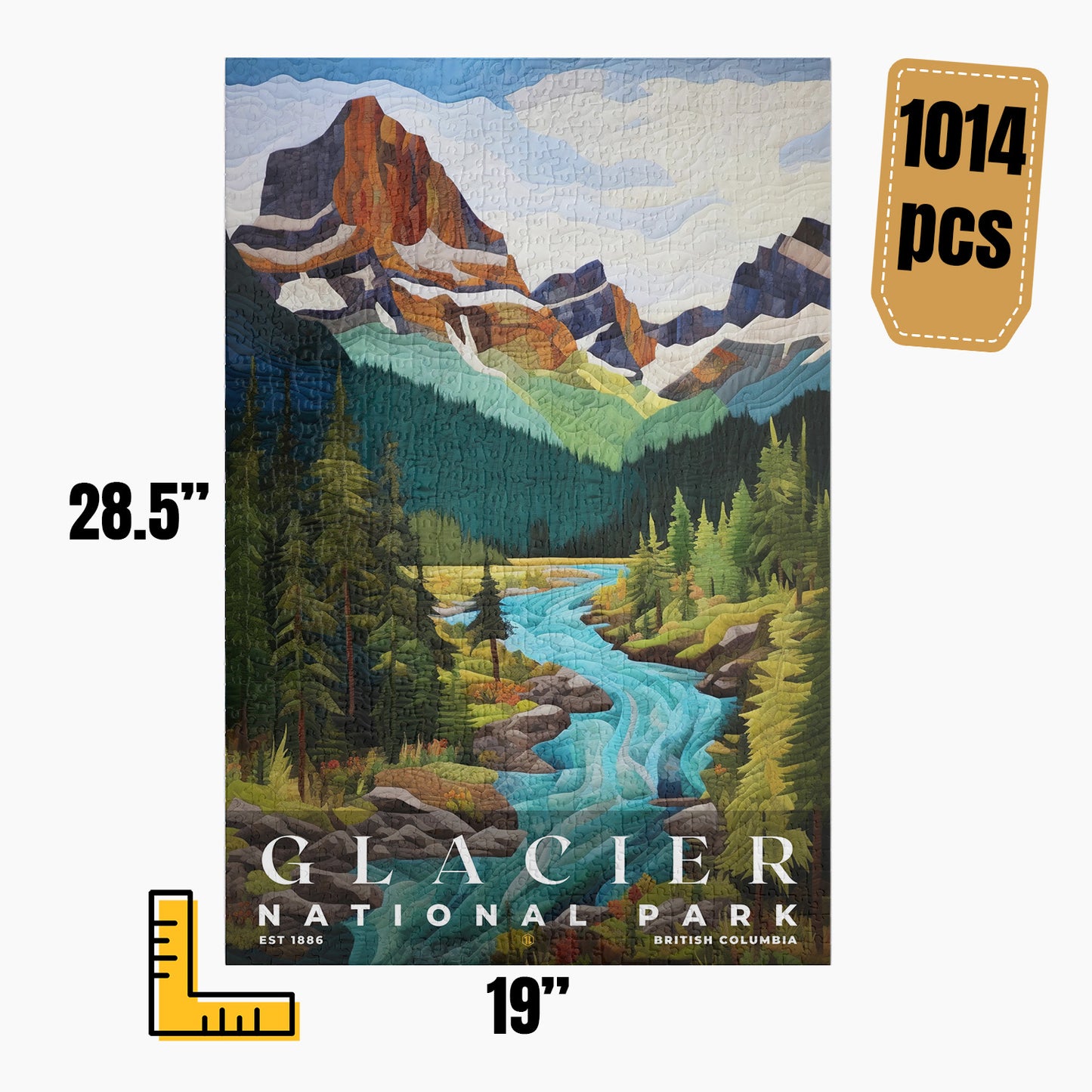 Canada Glacier National Park Puzzle | S09