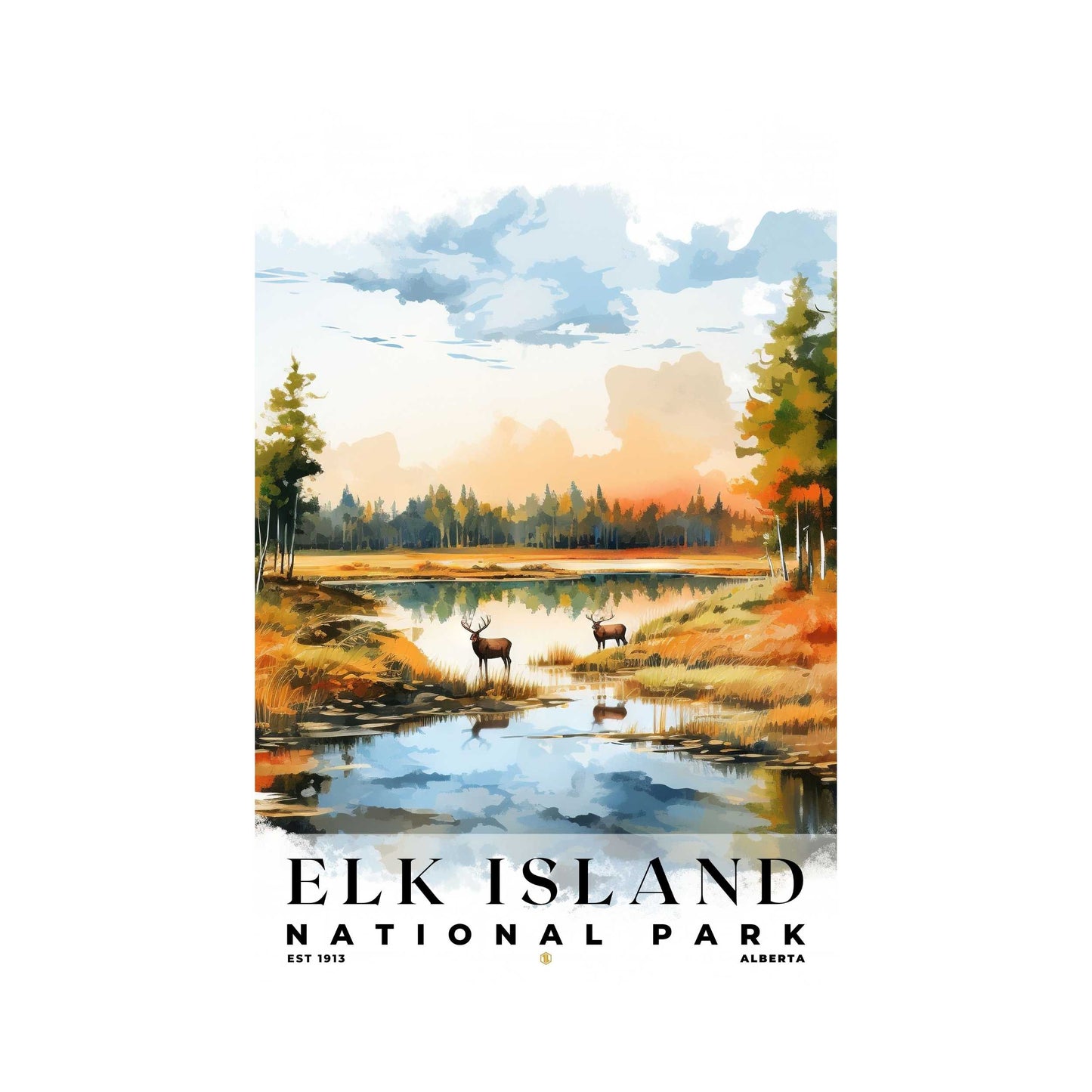 Elk Island National Park Poster | S04