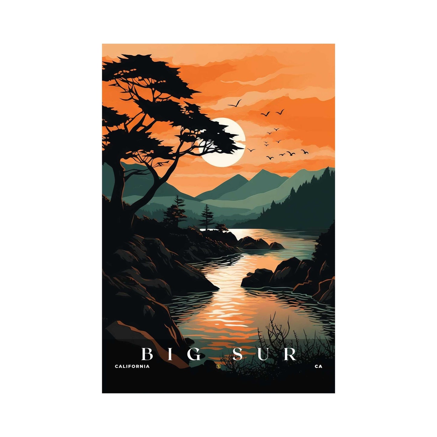 Big Sur Poster | US Travel | S01