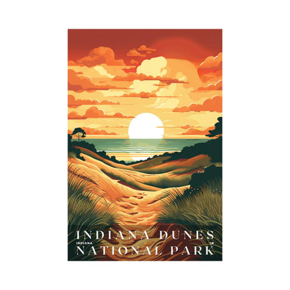 Indiana Dunes National Park Poster | US Travel | S01