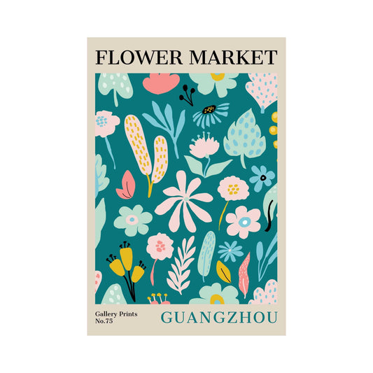 Guangzhou Flower Market Poster | S02