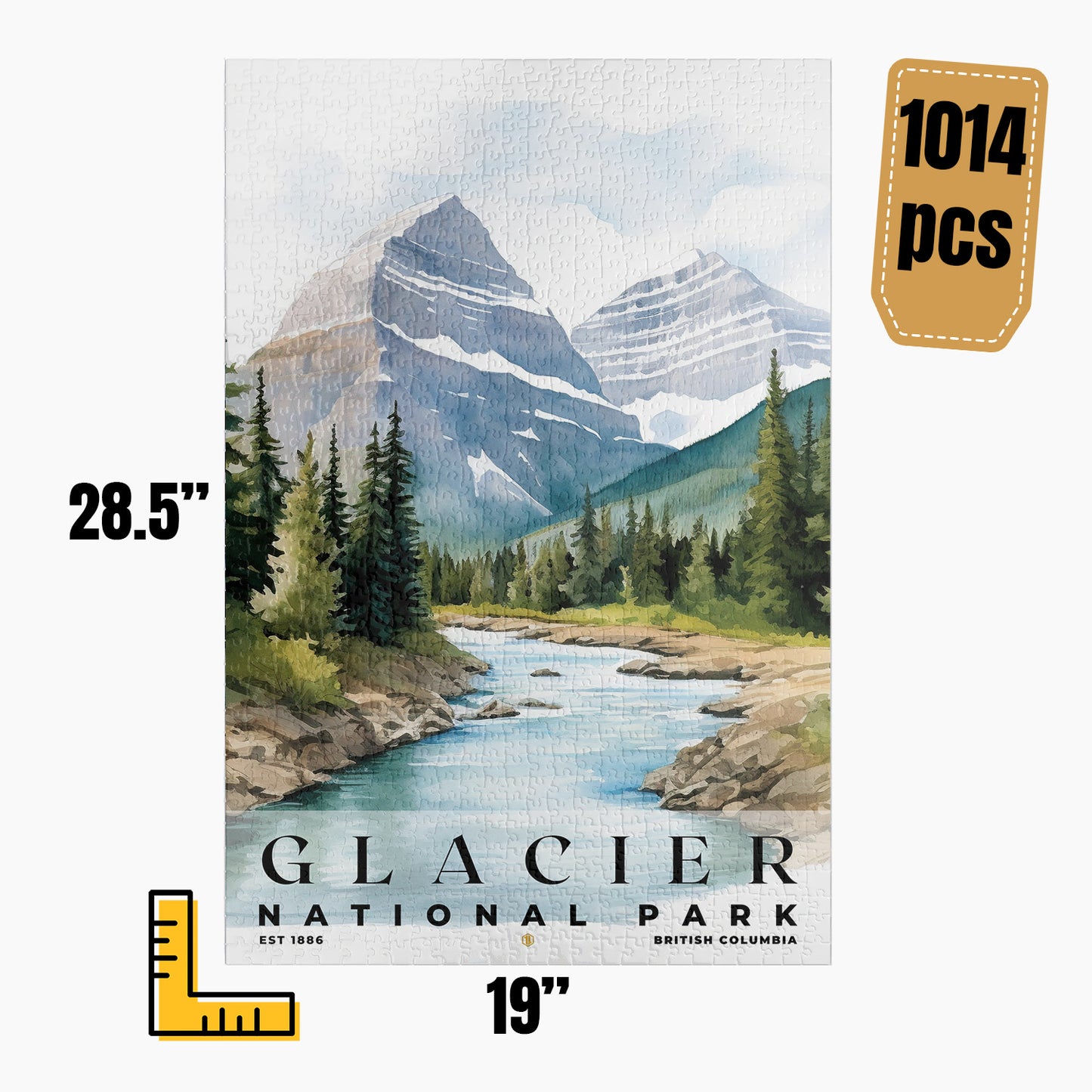 Canada Glacier National Park Puzzle | S04