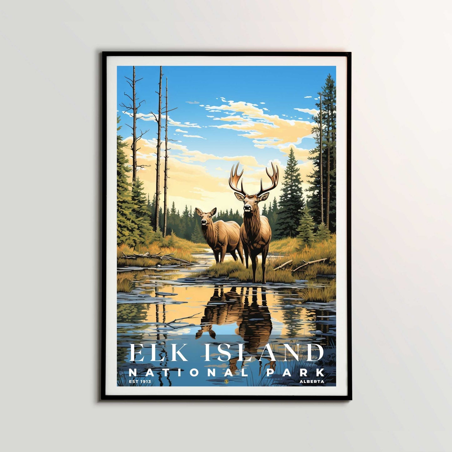 Elk Island National Park Poster | S02