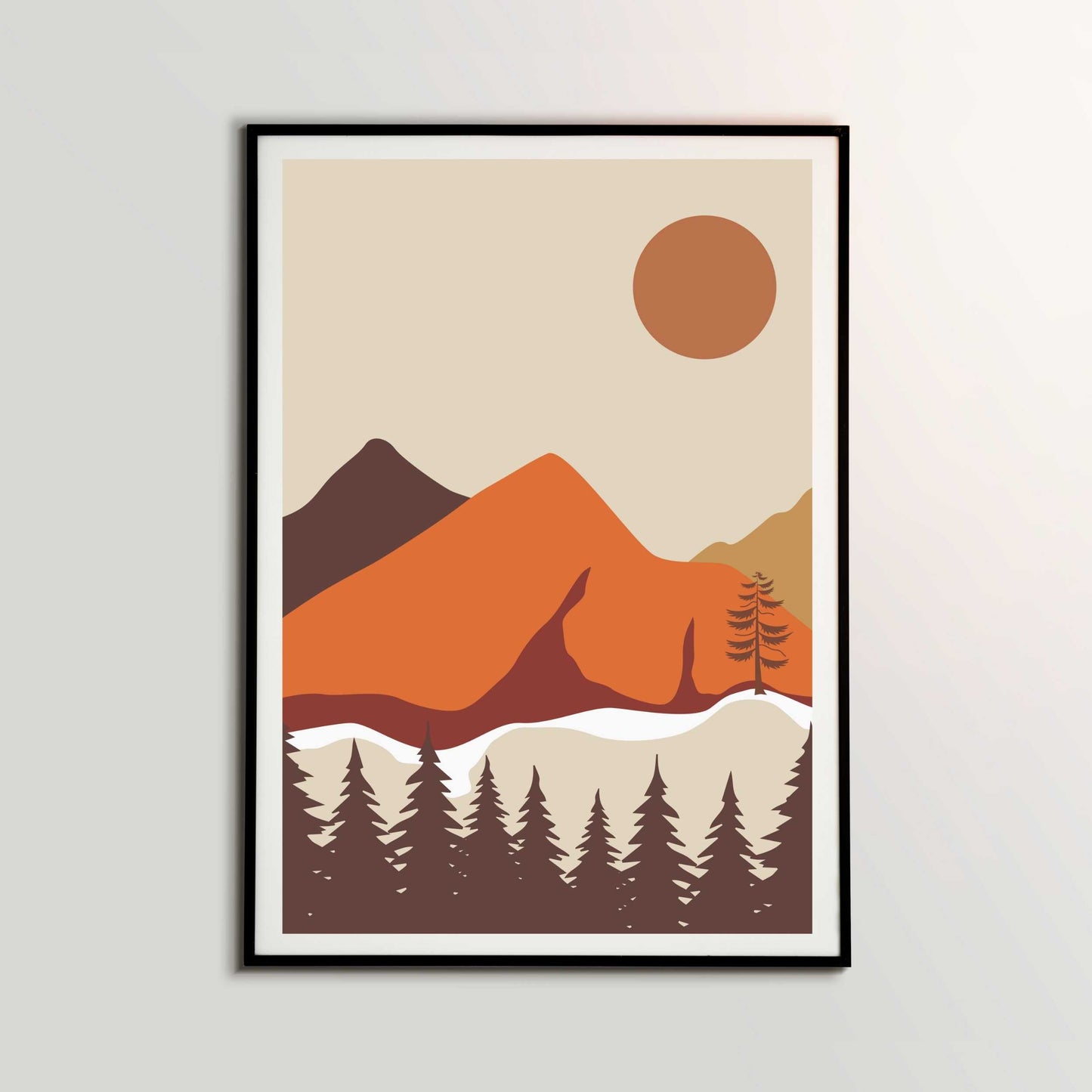 Boho Landscape Poster #07 | S01