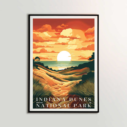 Indiana Dunes National Park Poster | US Travel | S01