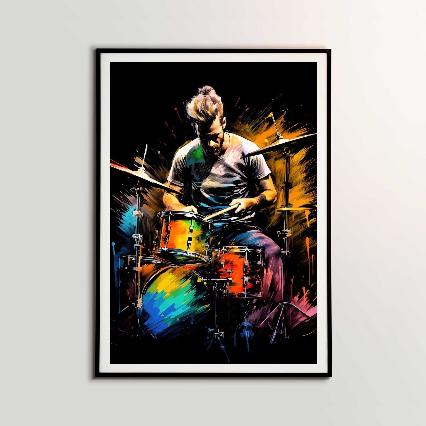 Male Drummer Poster | S01