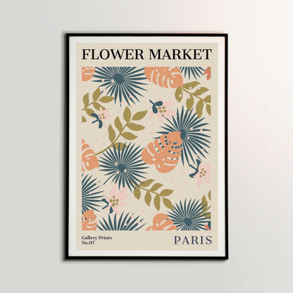 Paris Flower Market Poster | S01