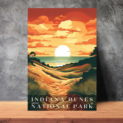 Indiana Dunes National Park Poster | US Travel | S01