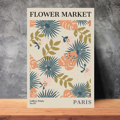 Paris Flower Market Poster | S01