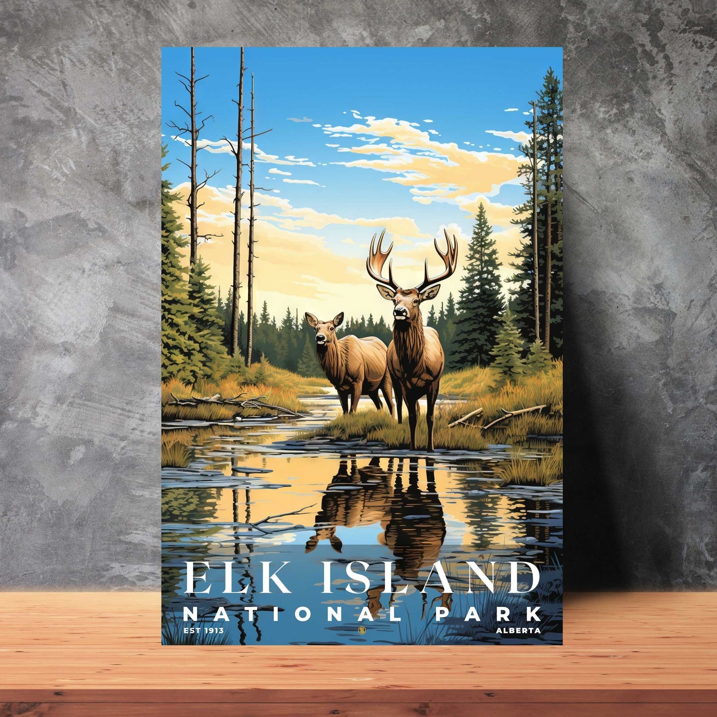 Elk Island National Park Poster | S02