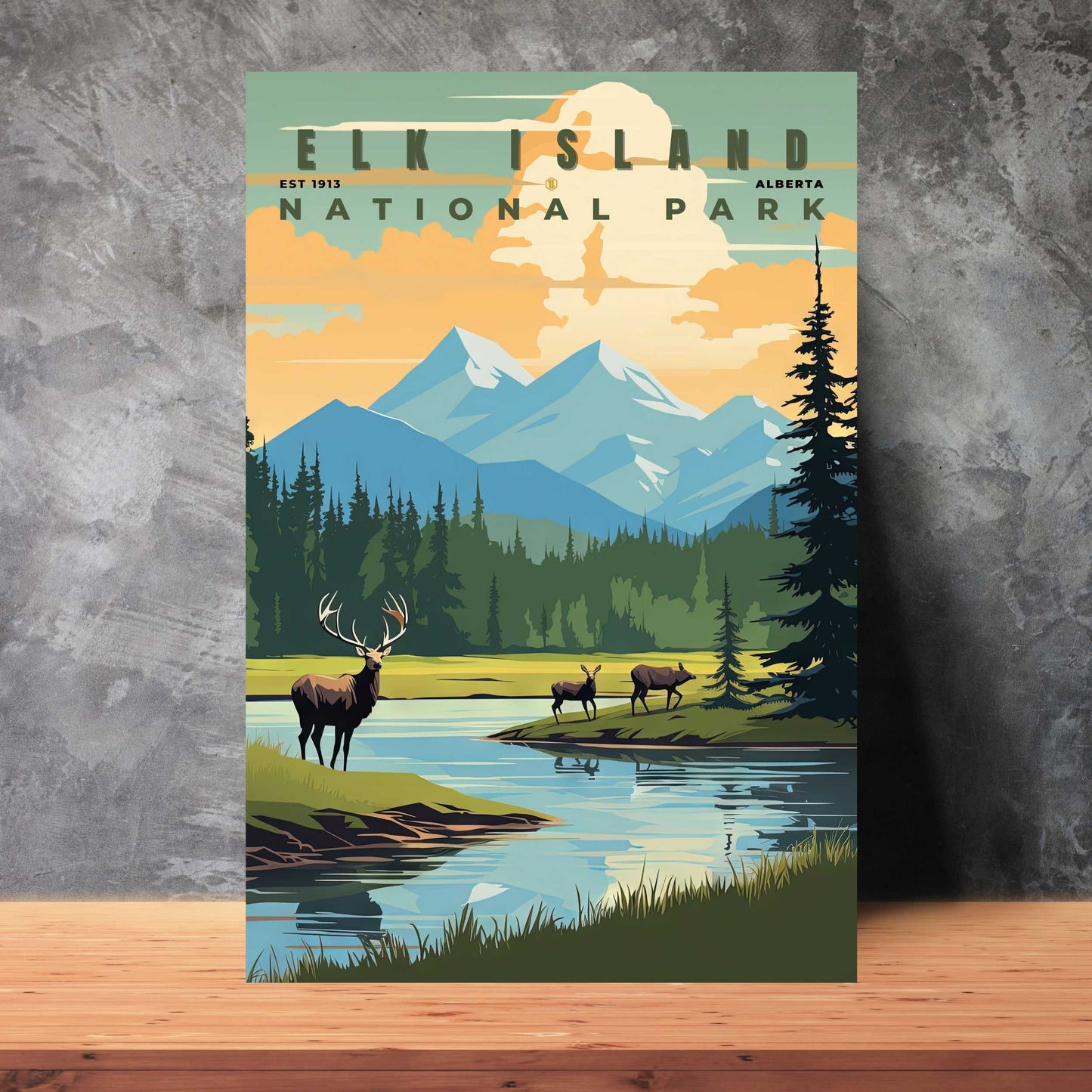 Elk Island National Park Poster | S01