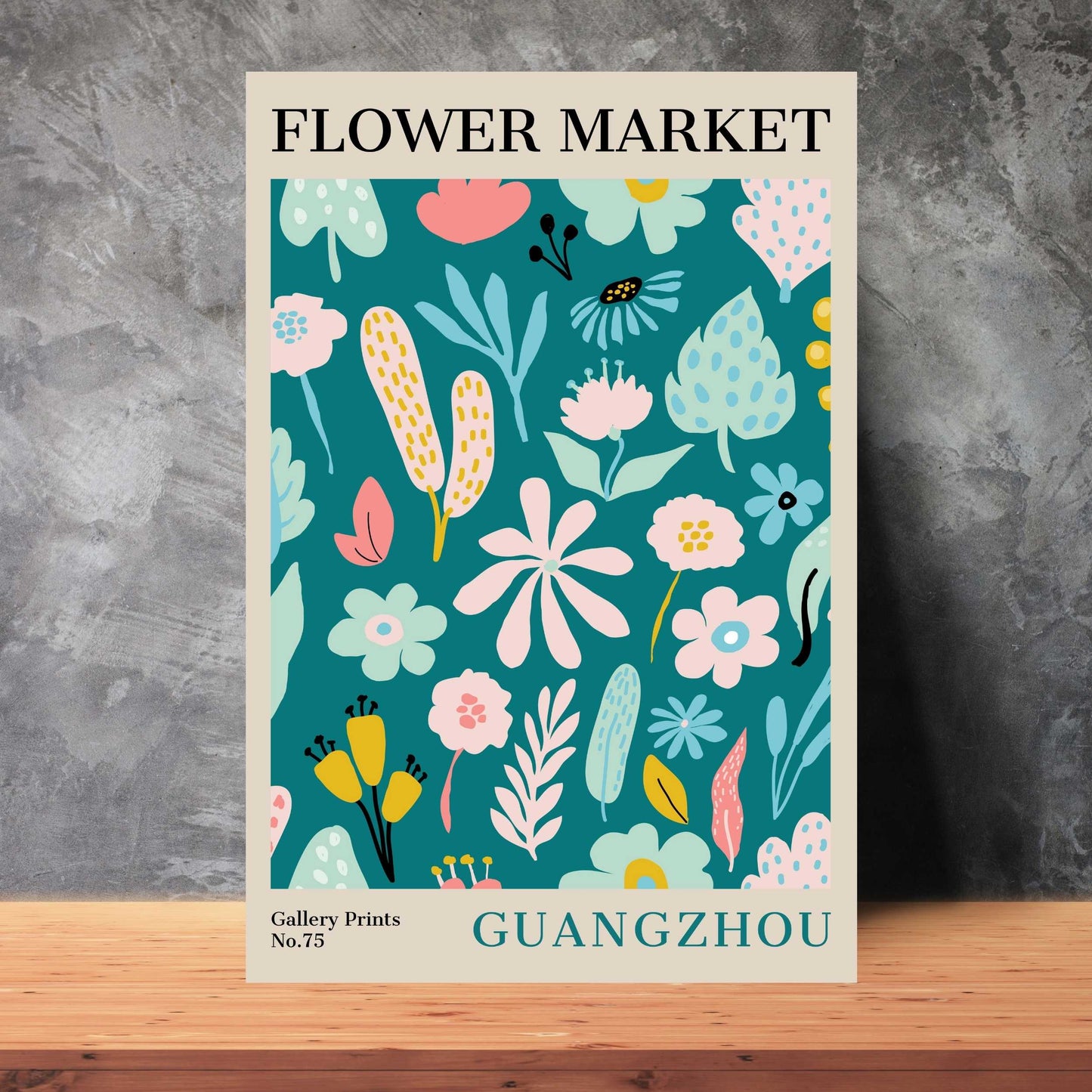 Guangzhou Flower Market Poster | S02