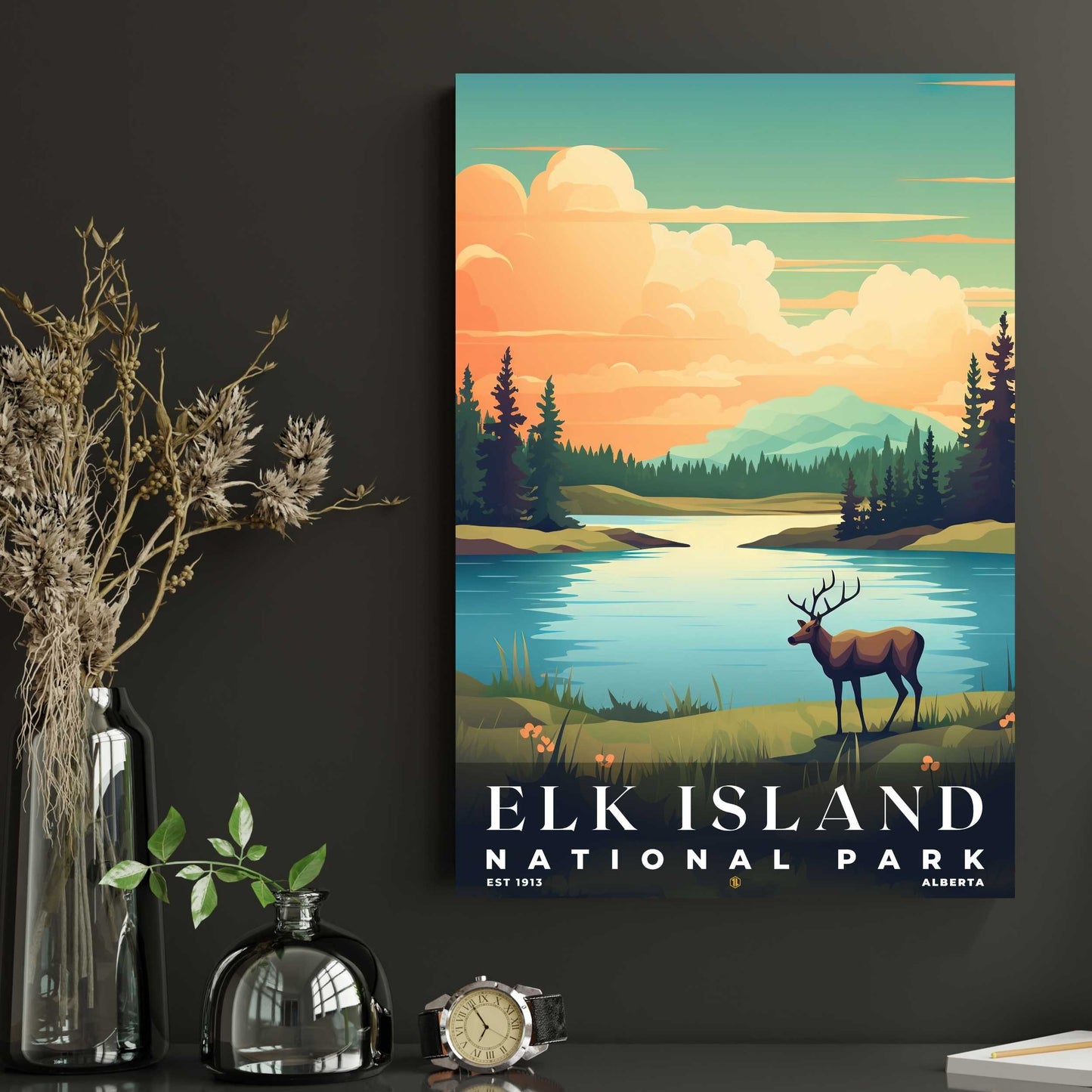 Elk Island National Park Poster | S05