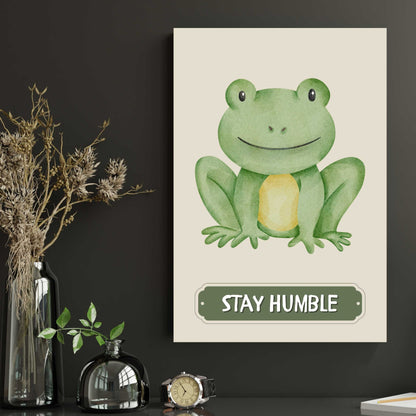 Stay Humble Frog Poster | S01