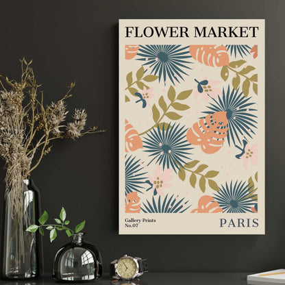 Paris Flower Market Poster | S01