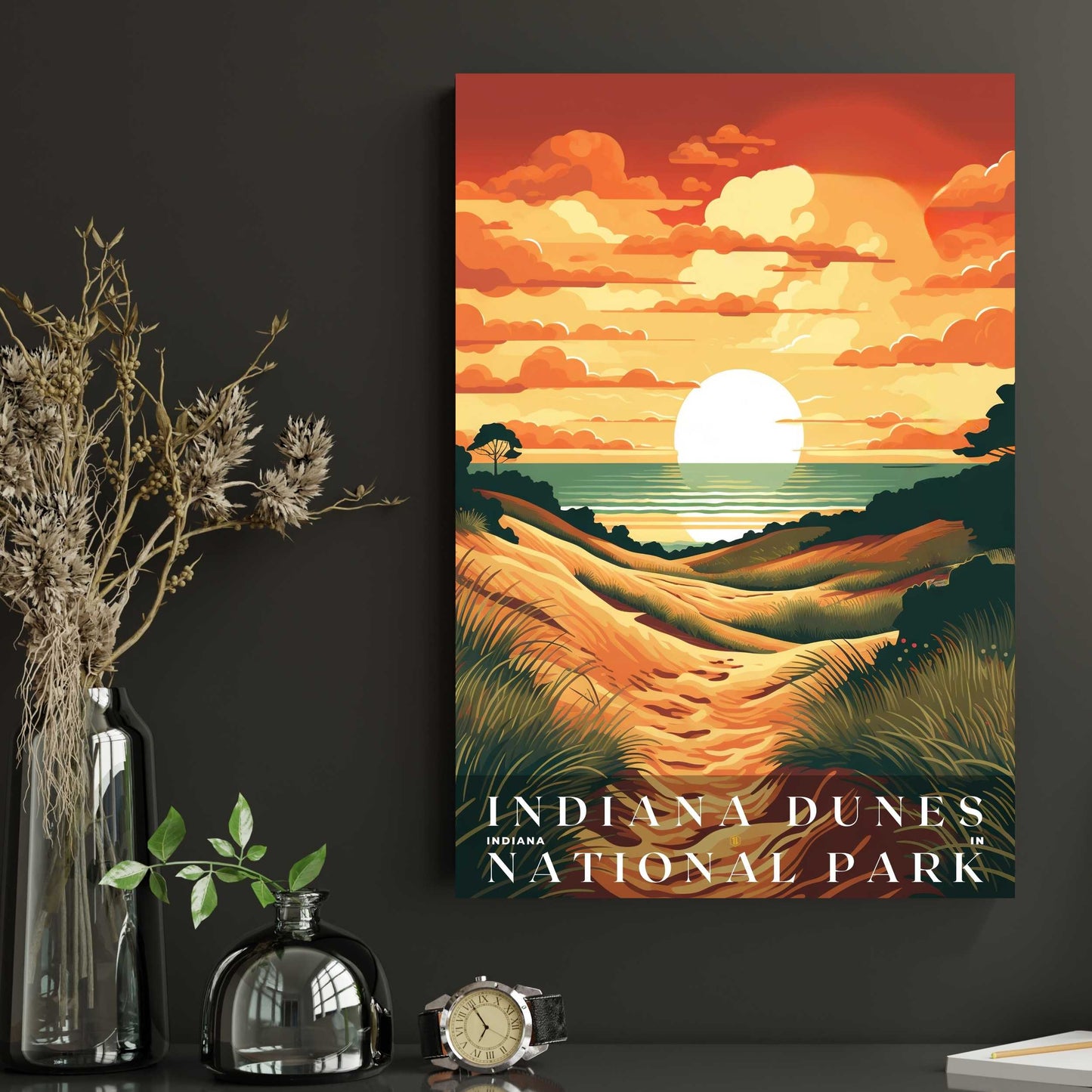 Indiana Dunes National Park Poster | US Travel | S01