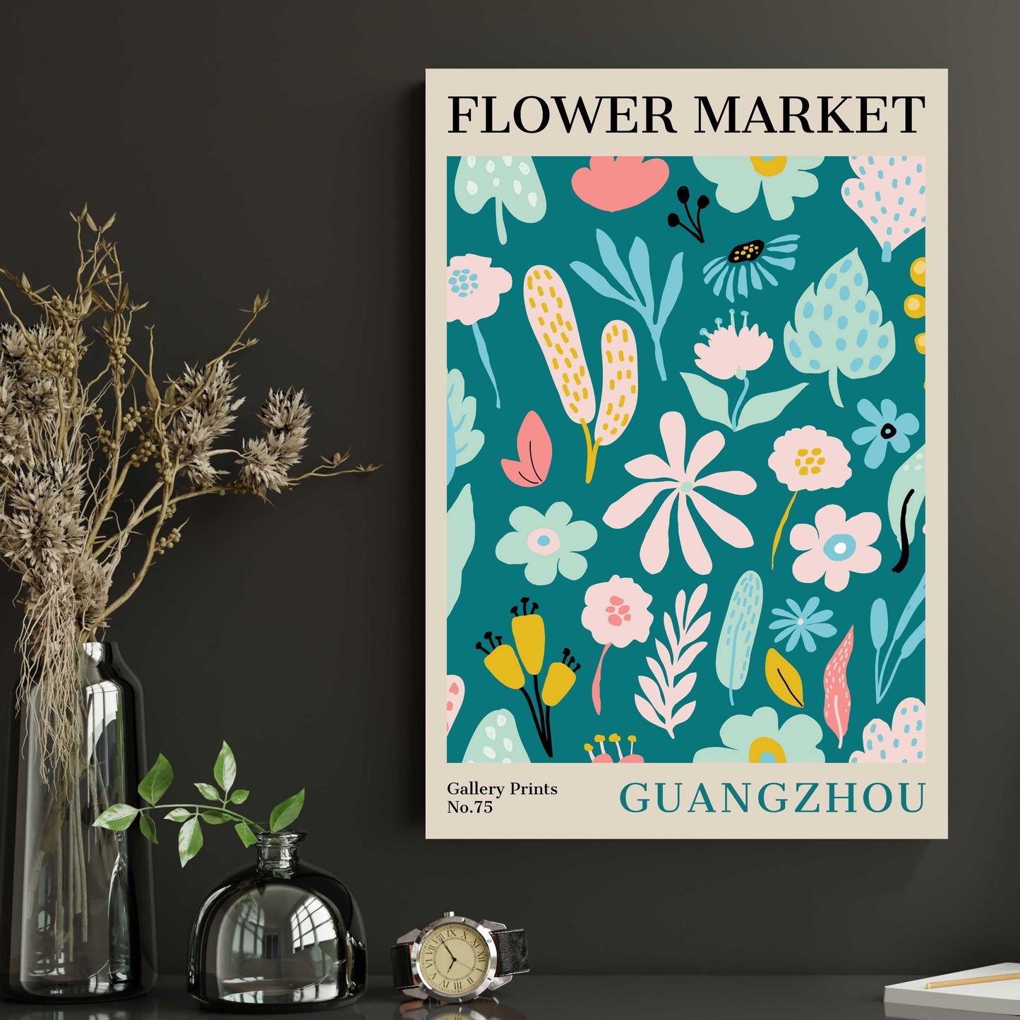 Guangzhou Flower Market Poster | S02