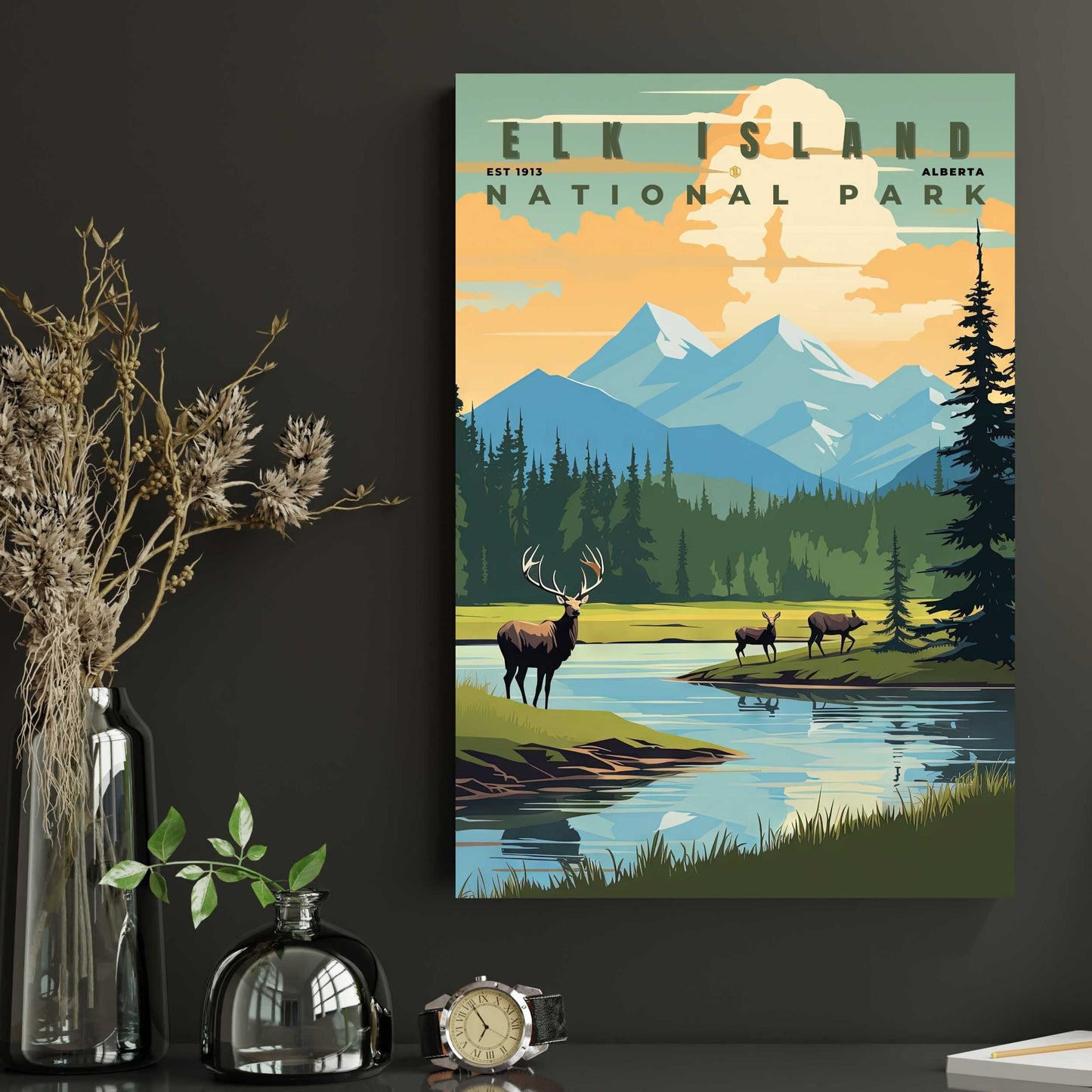 Elk Island National Park Poster | S01