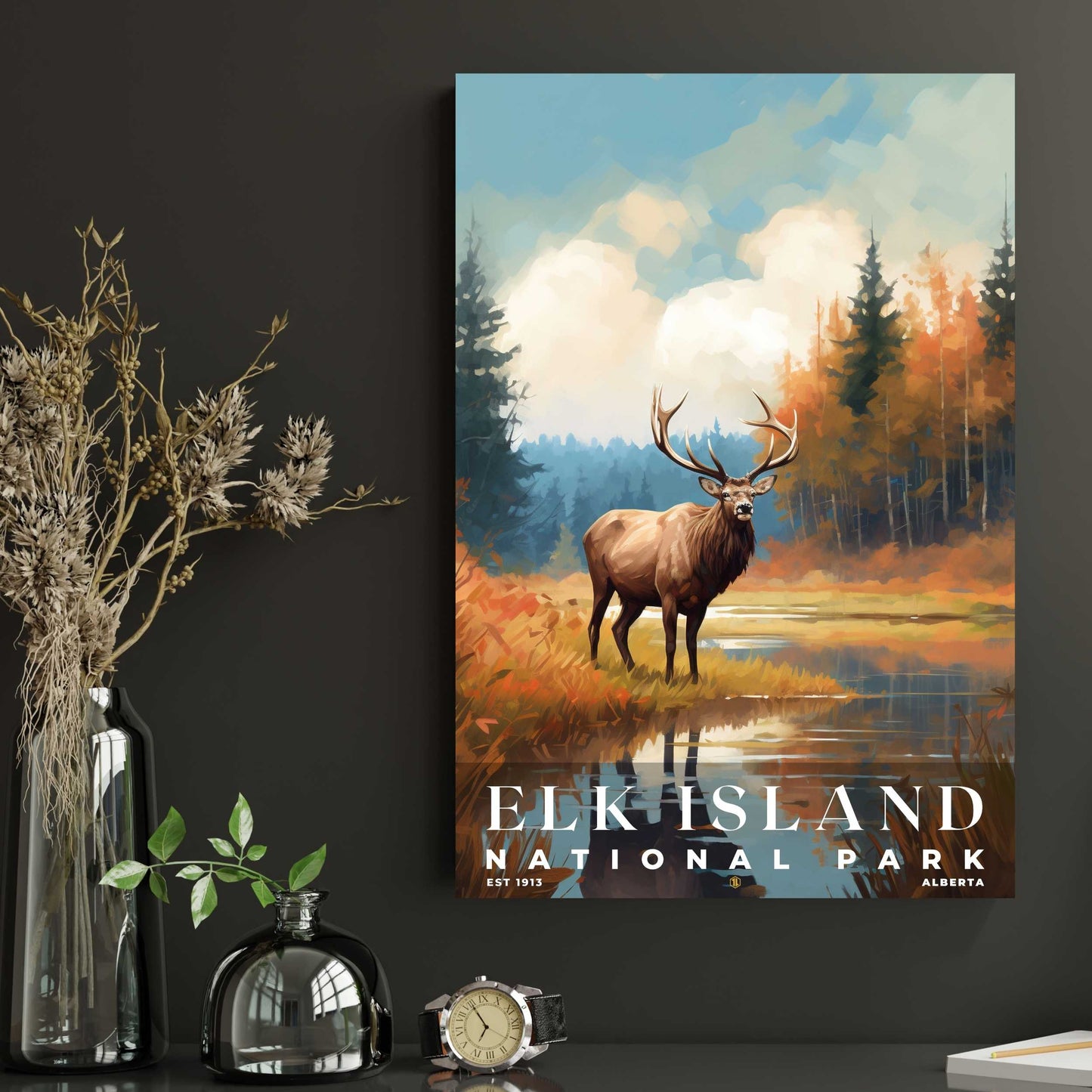 Elk Island National Park Poster | S06