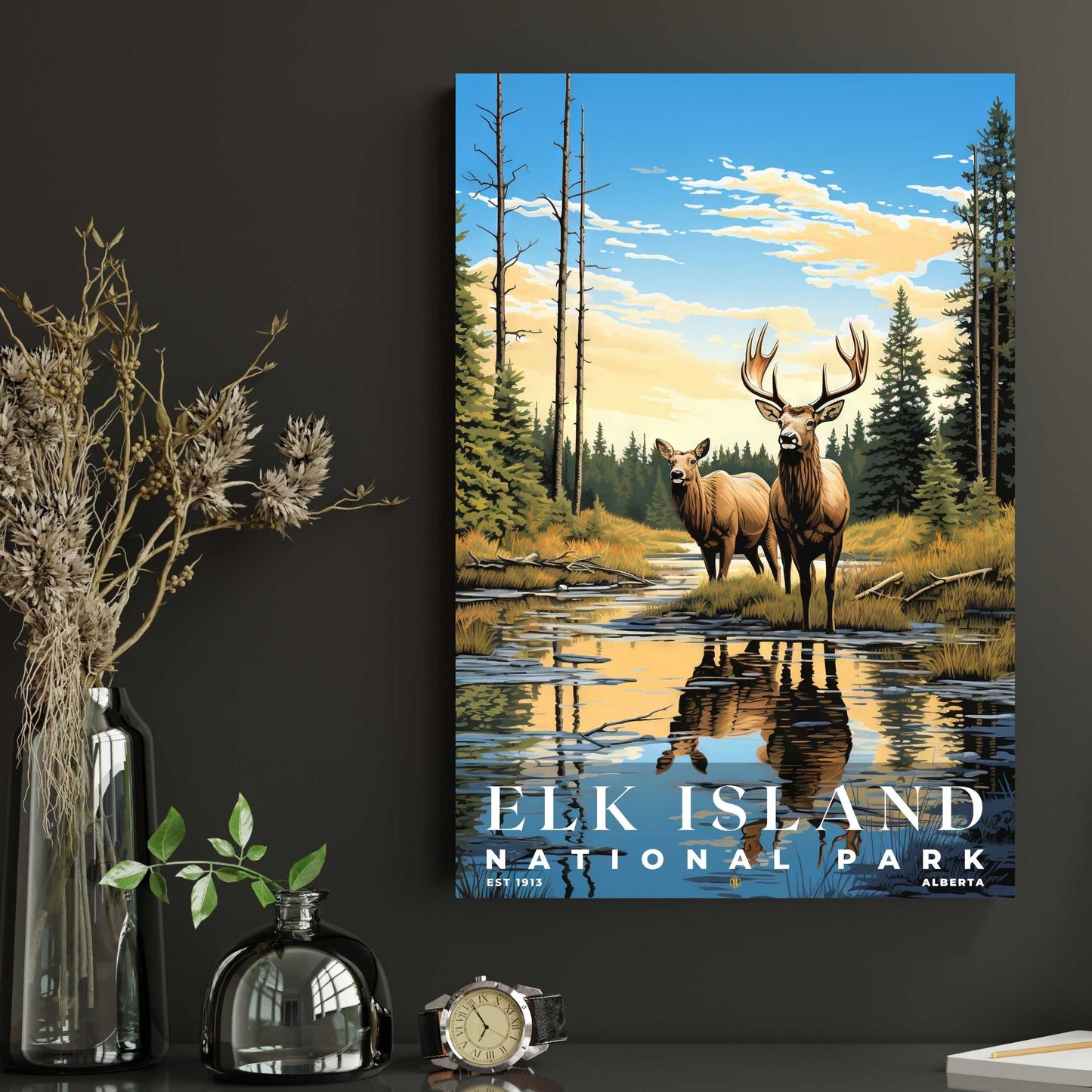 Elk Island National Park Poster | S02