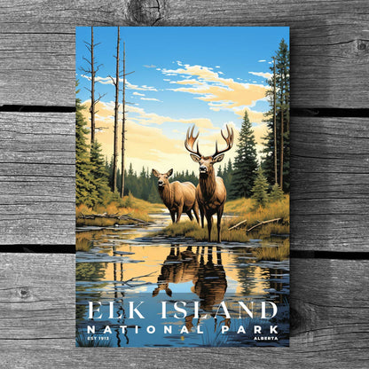 Elk Island National Park Poster | S02