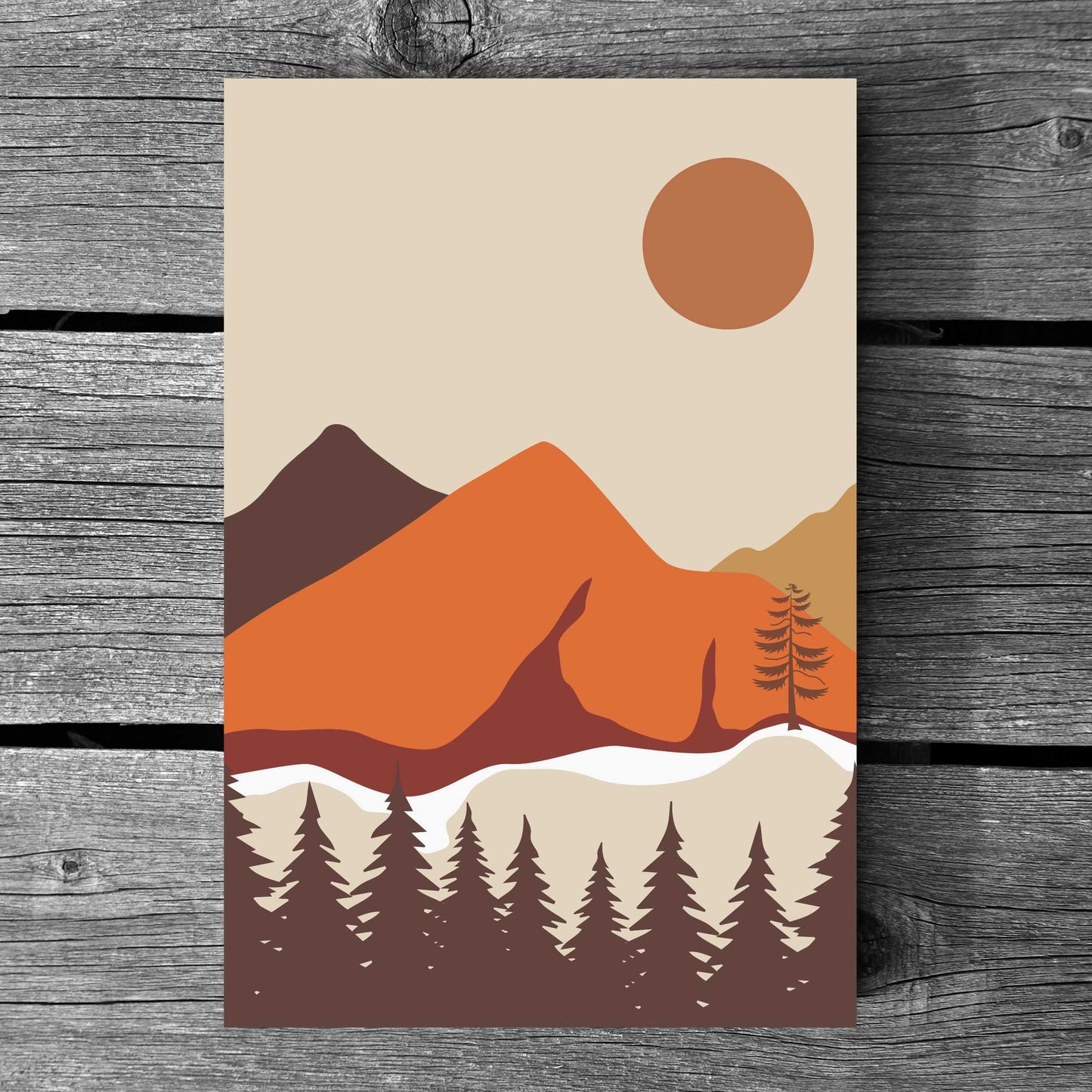 Boho Landscape Poster #07 | S01