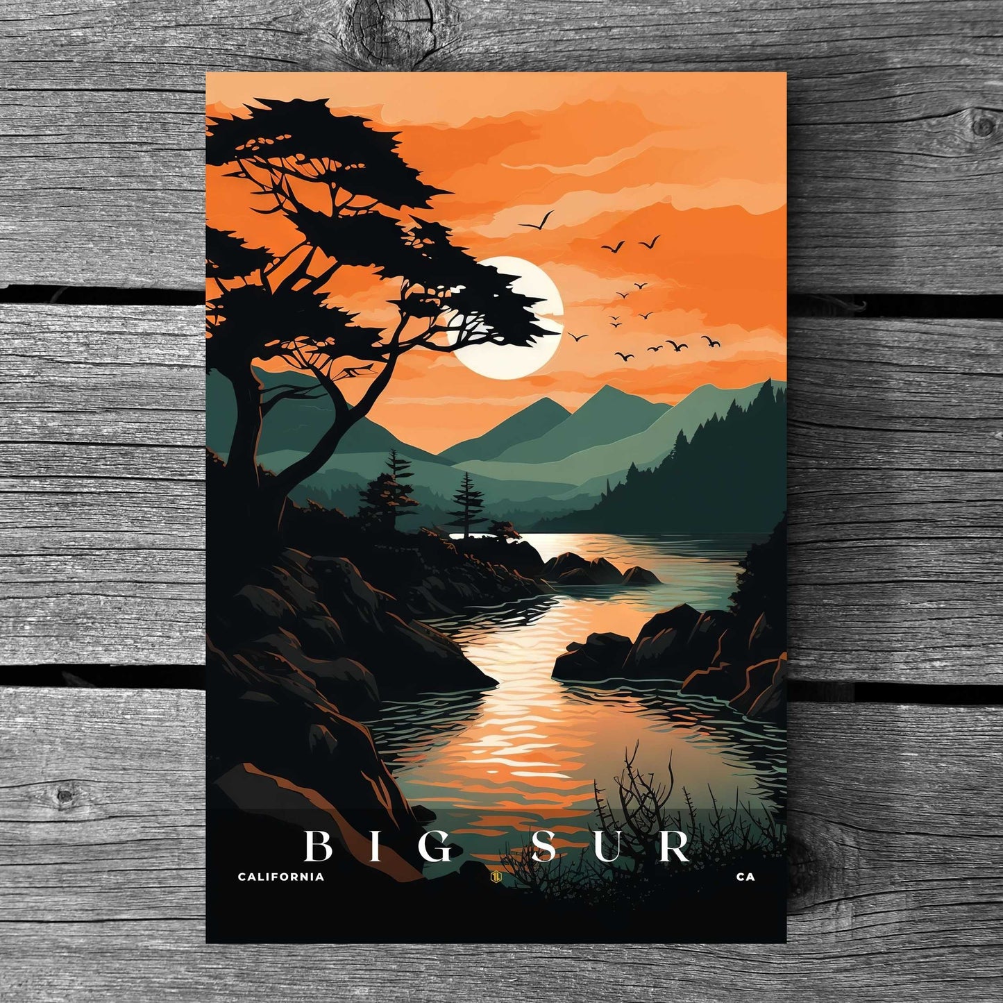 Big Sur Poster | US Travel | S01