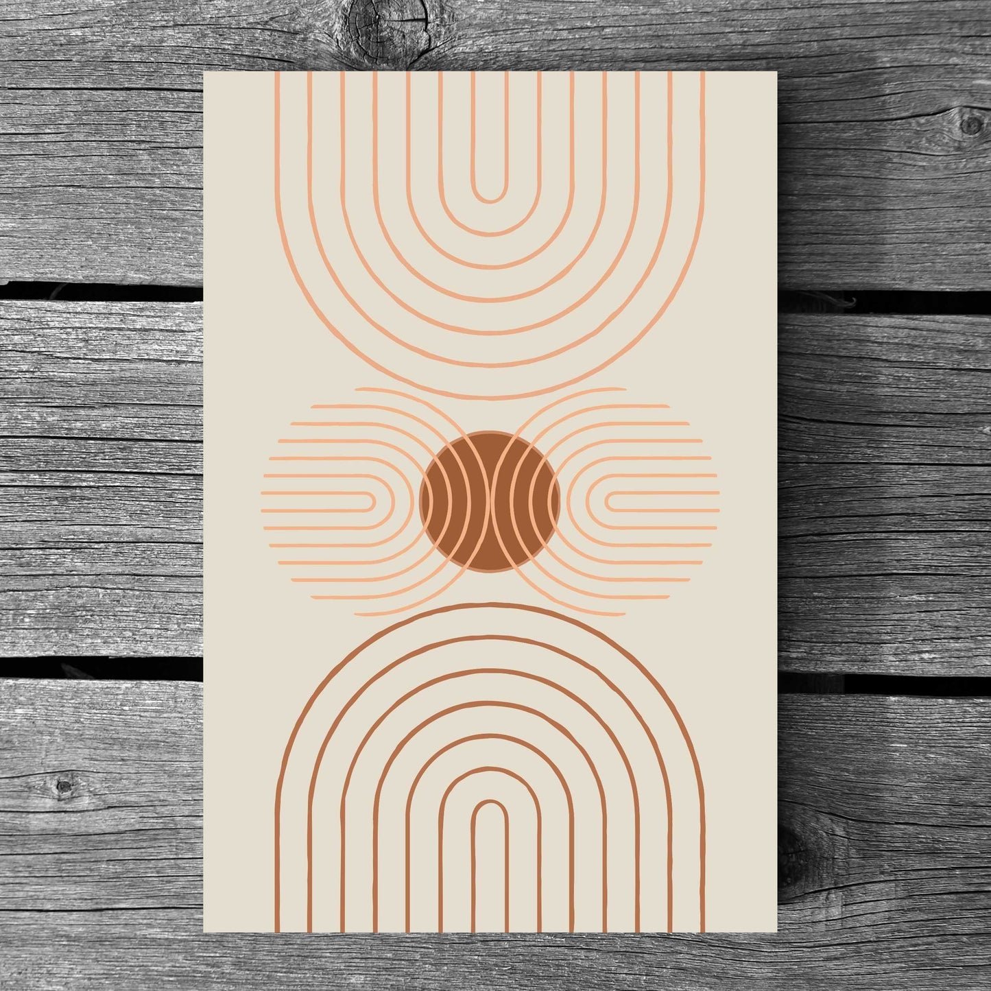 Boho Abstract Poster #07 | S01