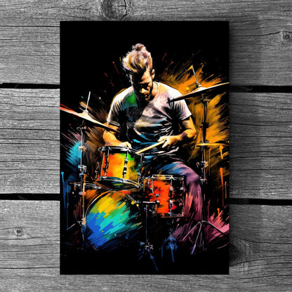 Male Drummer Poster | S01