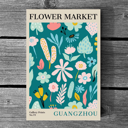 Guangzhou Flower Market Poster | S02