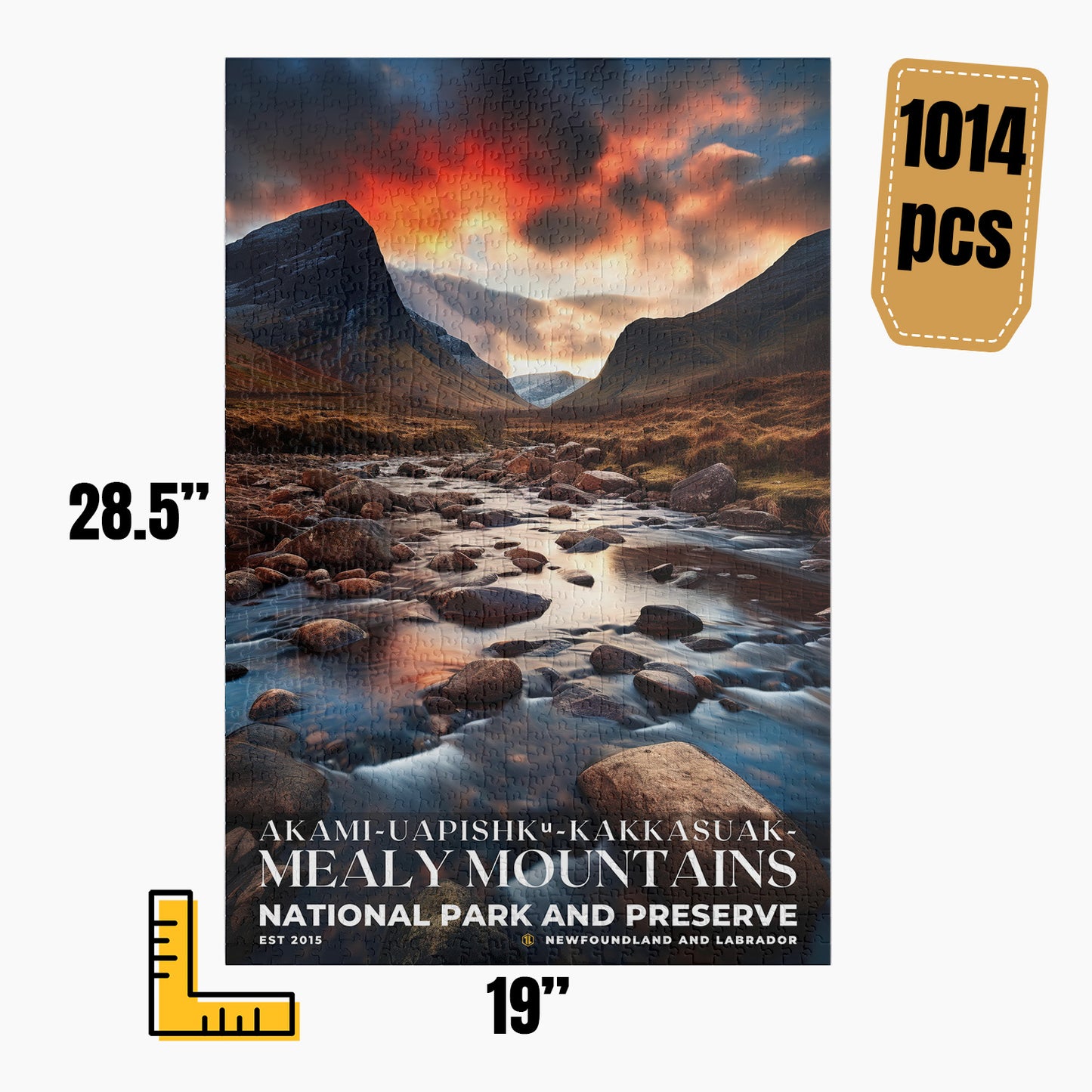 Akami-Uapishk-KakKasuak-Mealy Mountains National Park Puzzle | S10