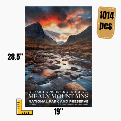 Akami-Uapishk-KakKasuak-Mealy Mountains National Park Puzzle | S10