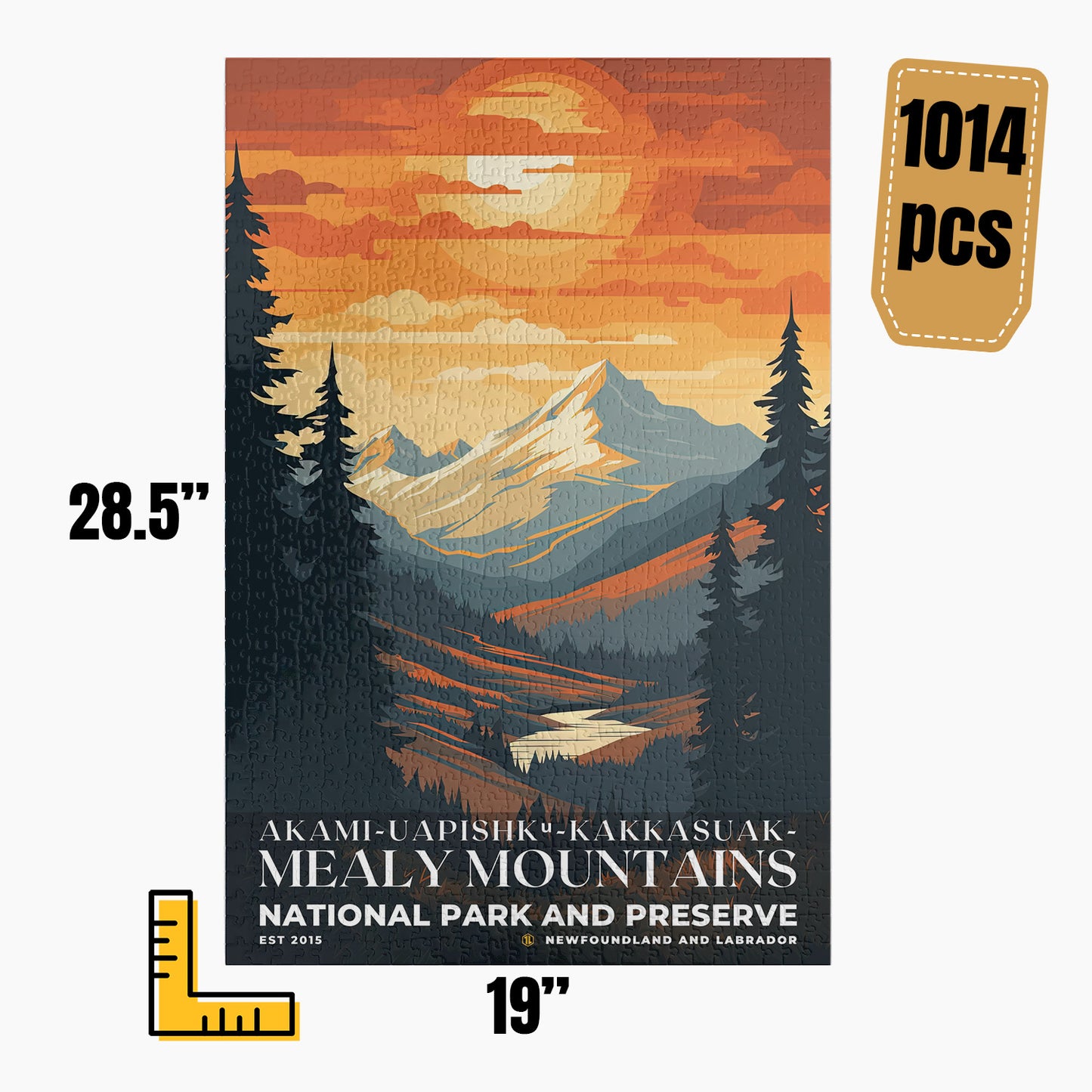 Akami-Uapishk-KakKasuak-Mealy Mountains National Park Puzzle | S05