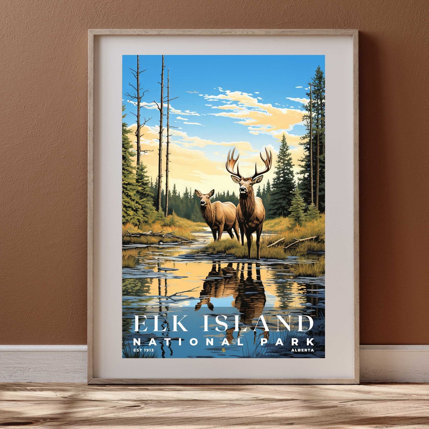 Elk Island National Park Poster | S02