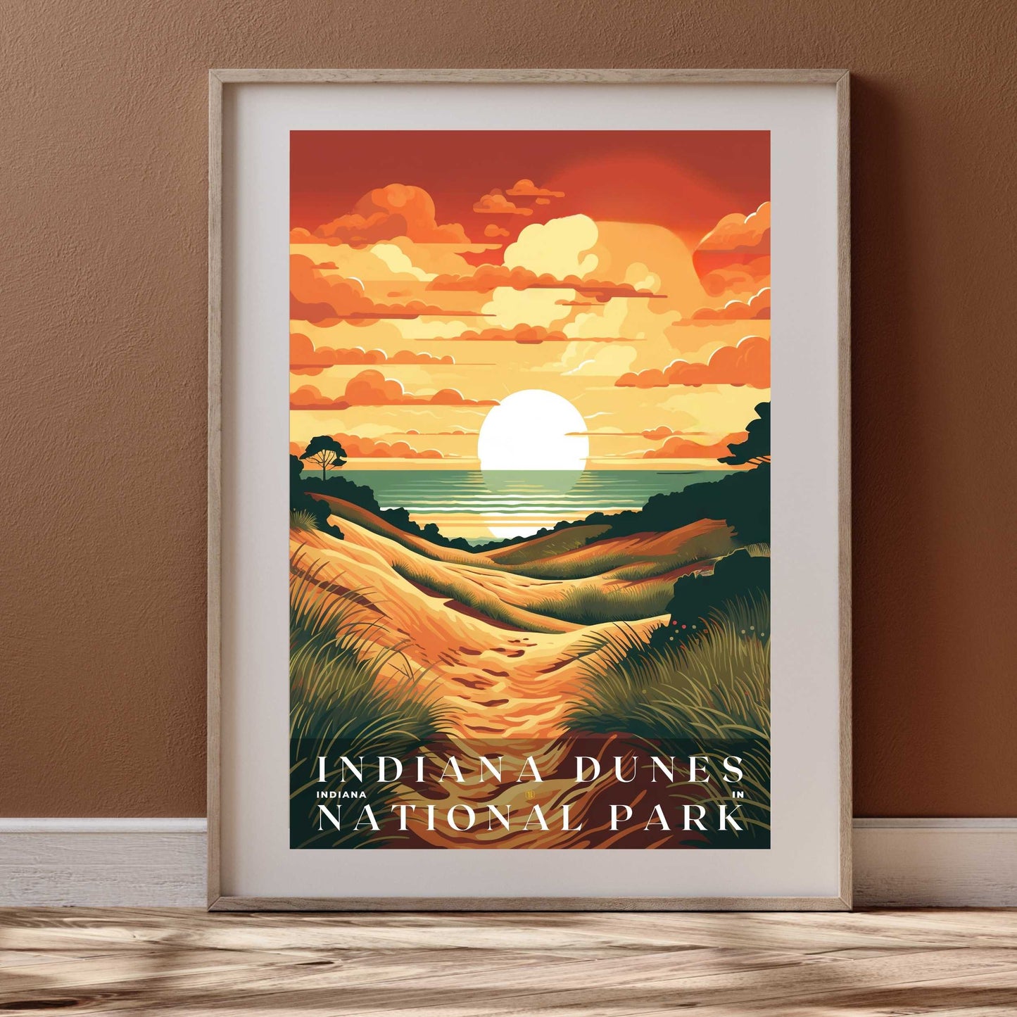 Indiana Dunes National Park Poster | US Travel | S01