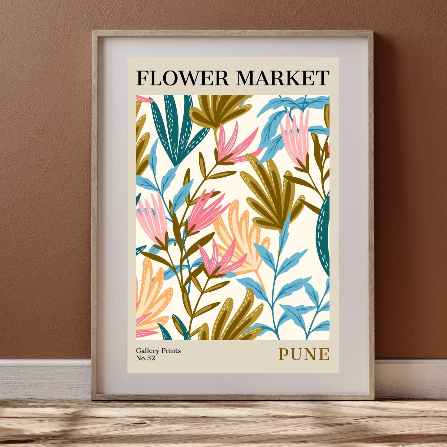 Pune Flower Market Poster | S02