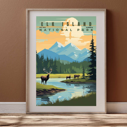 Elk Island National Park Poster | S01