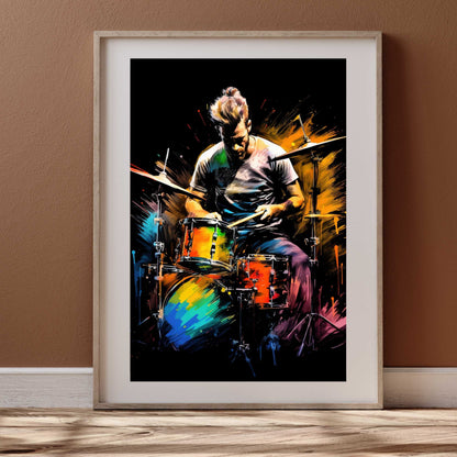 Male Drummer Poster | S01