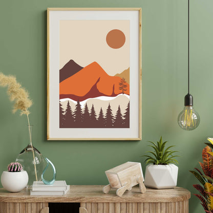 Boho Landscape Poster #07 | S01