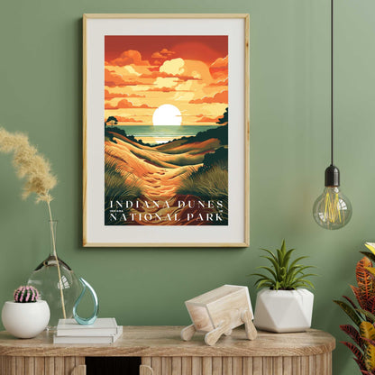 Indiana Dunes National Park Poster | US Travel | S01