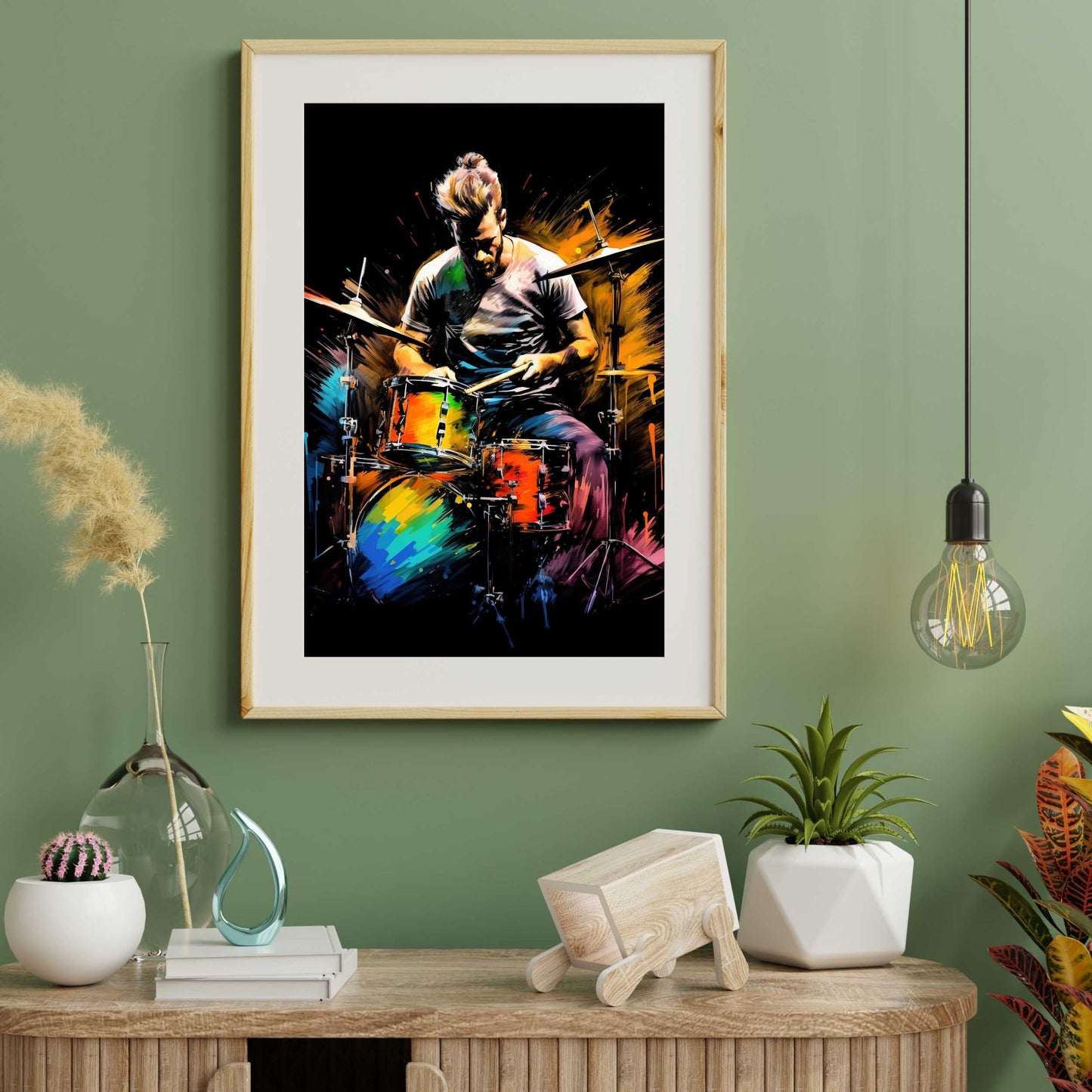 Male Drummer Poster | S01