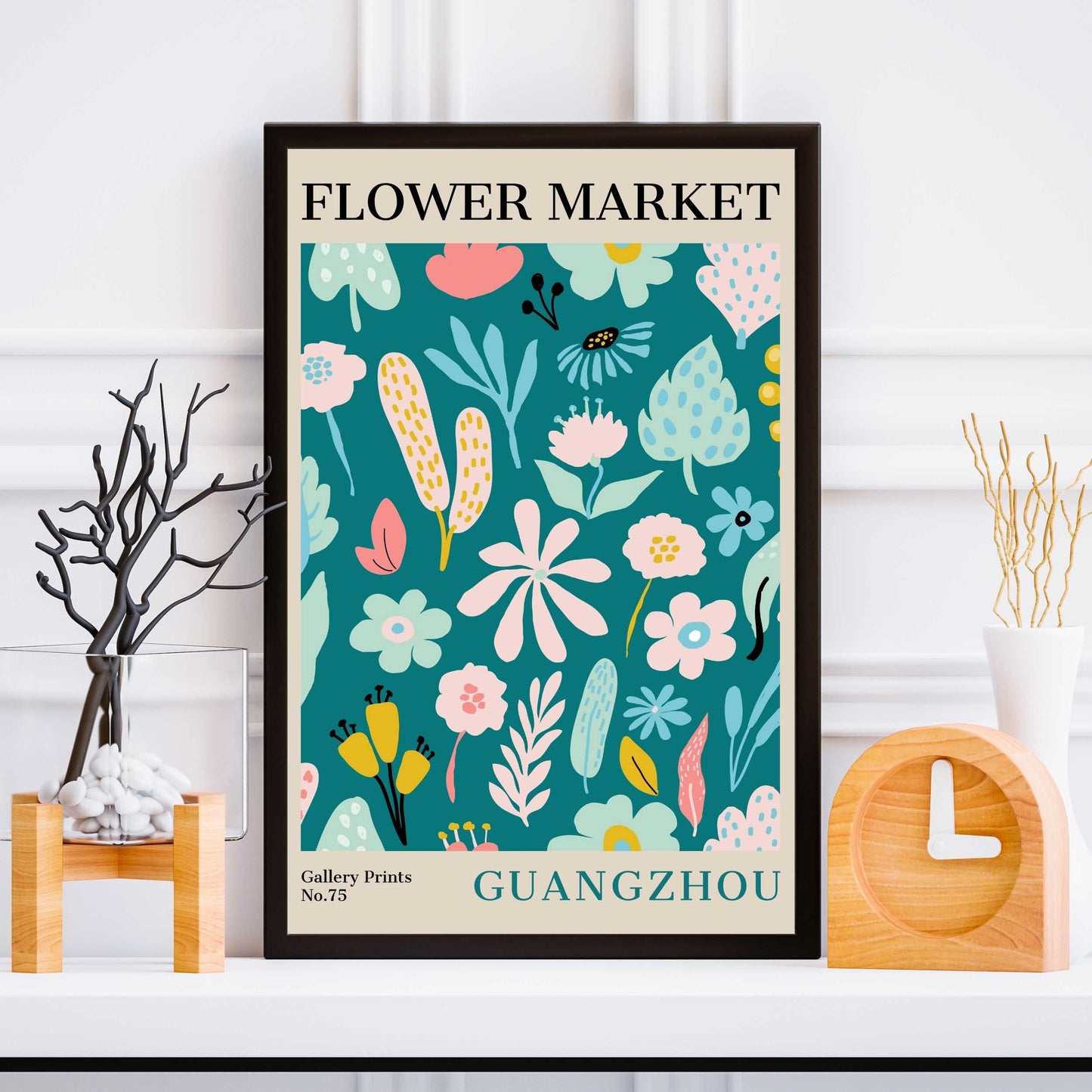 Guangzhou Flower Market Poster | S02