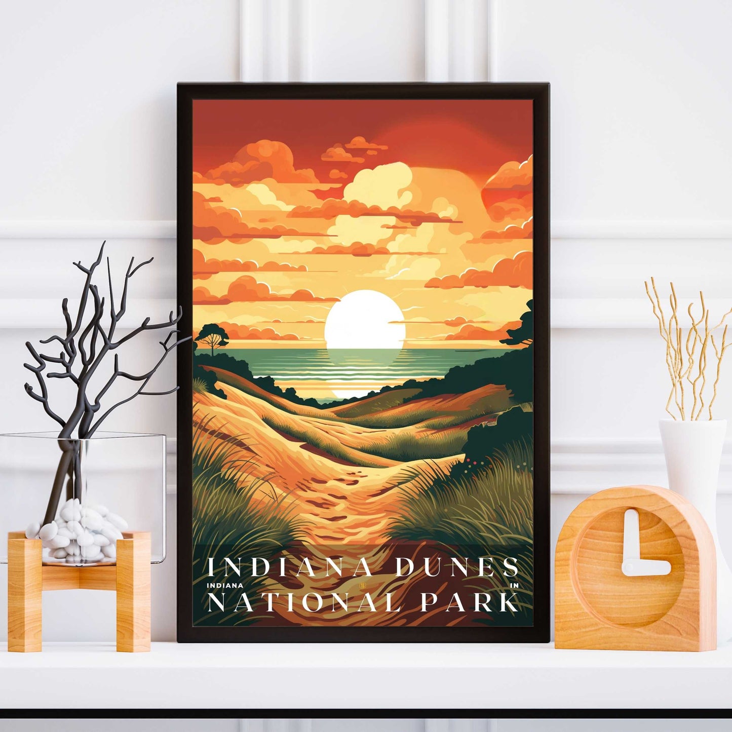 Indiana Dunes National Park Poster | US Travel | S01